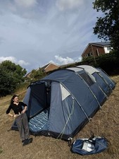 Trespass 10 Man Tent Blue