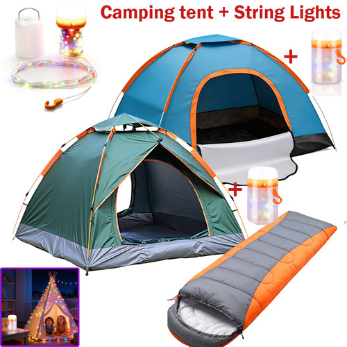 Man outdoor hiking - man, camping